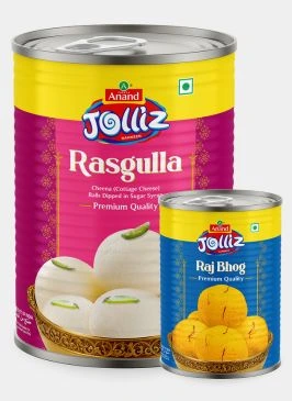 Premium sweets packaging with gulab jamun and rasgulla by Anand Jolliz