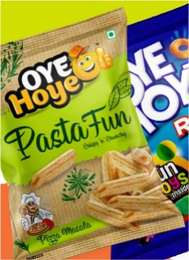 Creative pasta snacks packet design highlighting taste and fun | oyehoye snacks