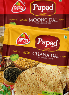 papad Pouch packaging design