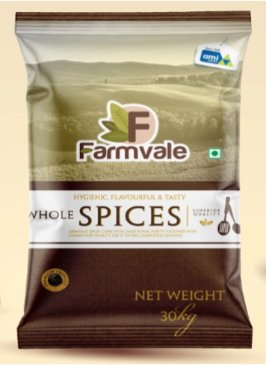 Creative spice packet design showcasing freshness and aroma | farmwale spices