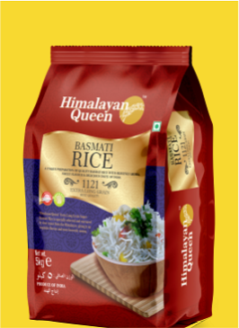 Creative rice bag design showcasing quality and authenticity | himalyan rice