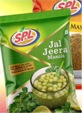 Creative jaljeera packet design highlighting taste and freshness | spl jaljeera