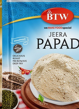Papad Pouch Packaging Design