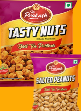 Creative salted peanuts packet design highlighting taste, freshness, and quality | sifi prakash