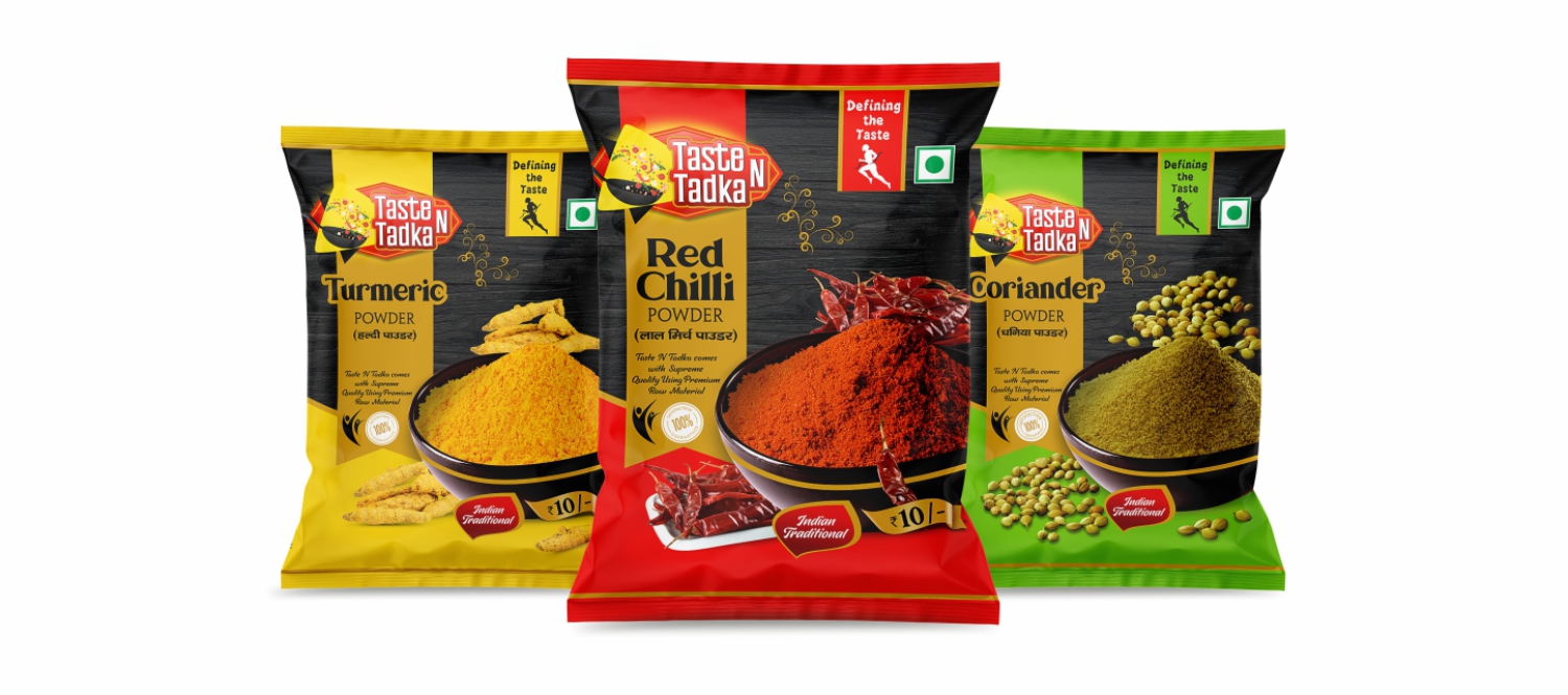 spices Masaale Packaging Dseign