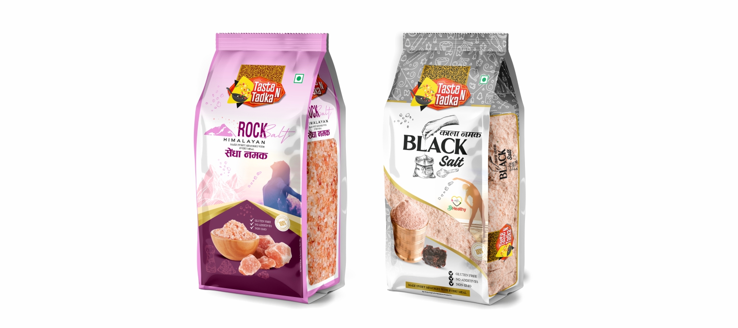 spices pouch packaging design